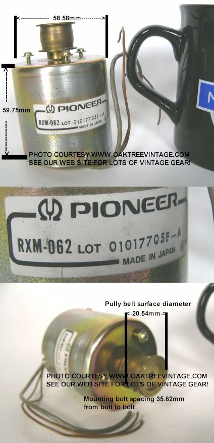 Pioneer RT-909 / RT-901 Replacement parts / Spares.