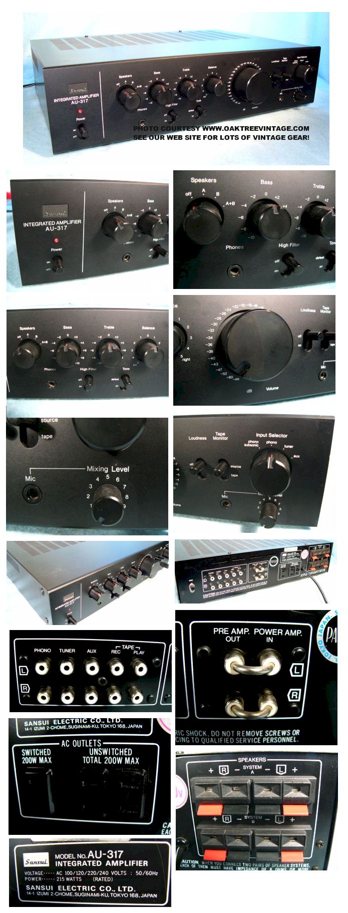 sansui amplifier photograph