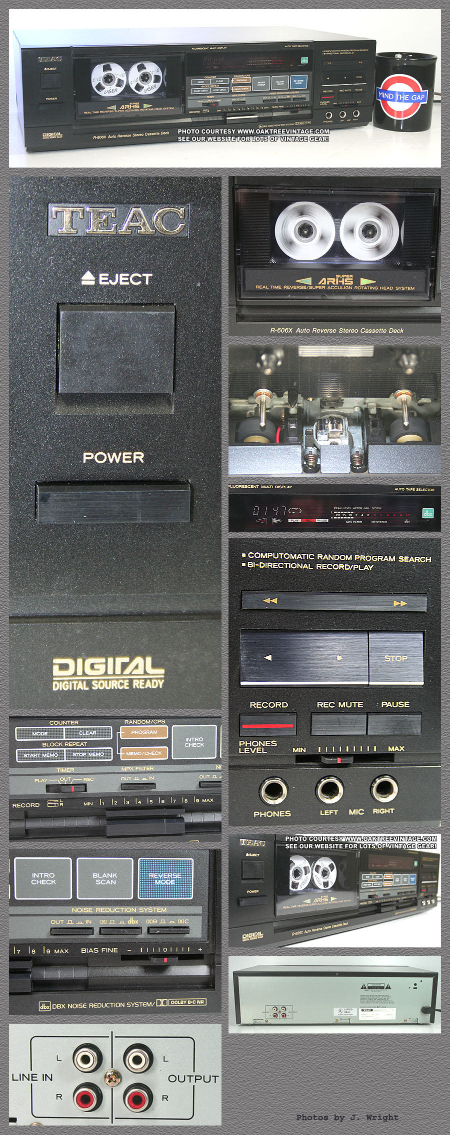 Vintage / Used Stereo Cassette Tape Decks