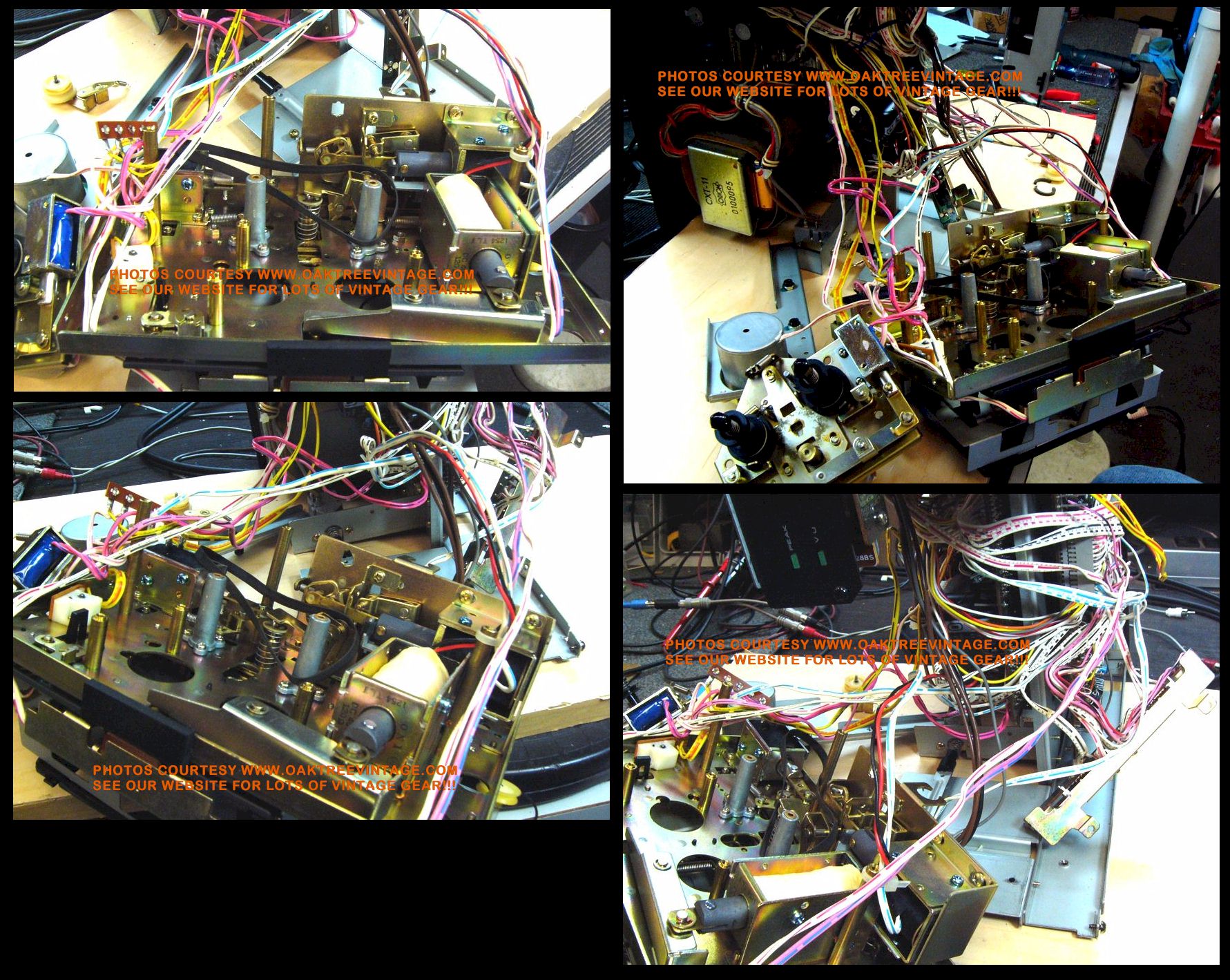 Vintage / Used Stereo Cassette Tape Decks, RESTORED / REFURBISHED