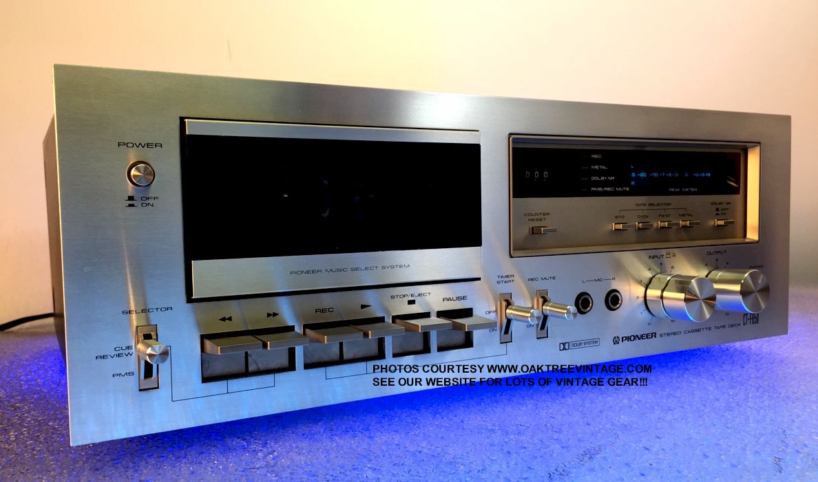 Vintage / Used Stereo Cassette Tape Decks, RESTORED / REFURBISHED