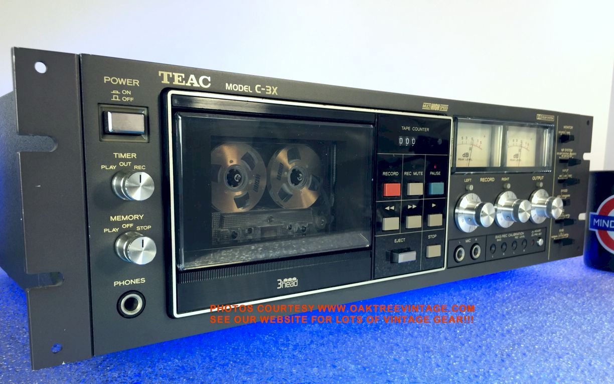 Vintage / Used Stereo Cassette Tape Decks, RESTORED / REFURBISHED / FULLY SERVICED & TESTED W