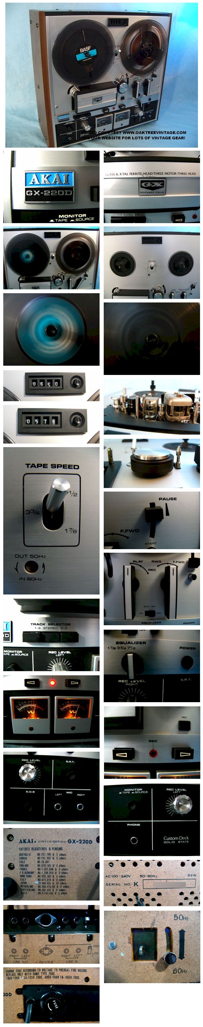 2 x Akai M-9-DX Reel to Reel Tape Players - Spares or Repair