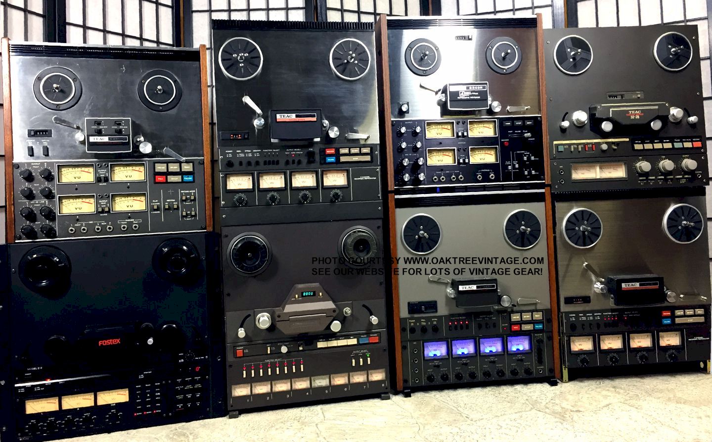 Reel To Reel Tape Recorders / Decks… Ready to GO! RESTORED / REFURBISHED /  FULLY SERVICED & Fully Tested with a 90 day Warranty!