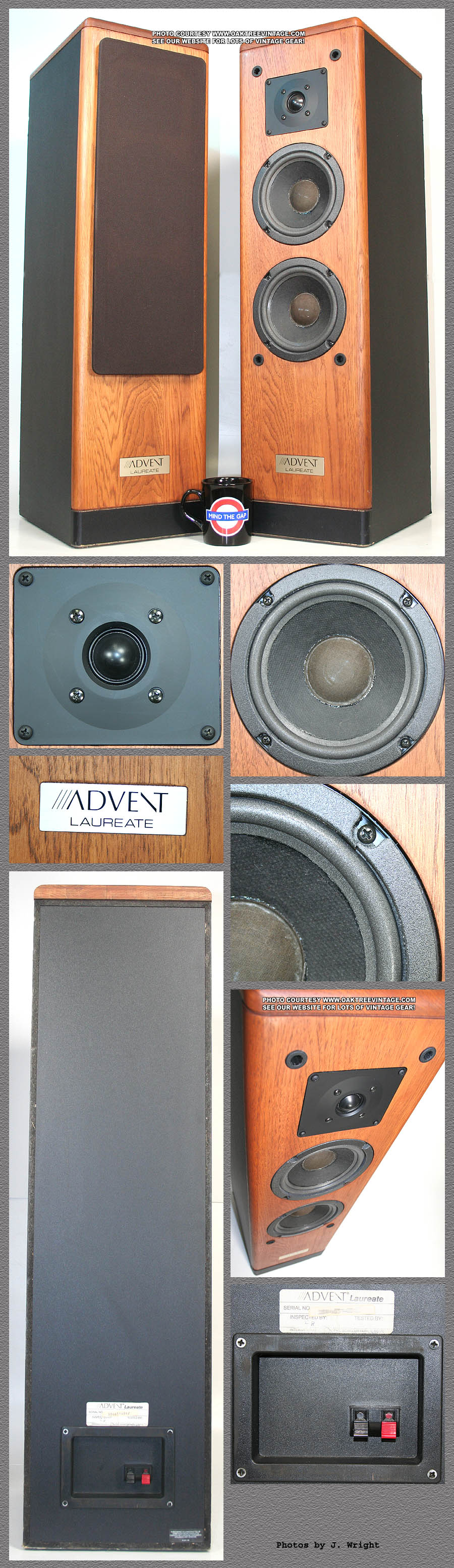 advent heritage tower speakers