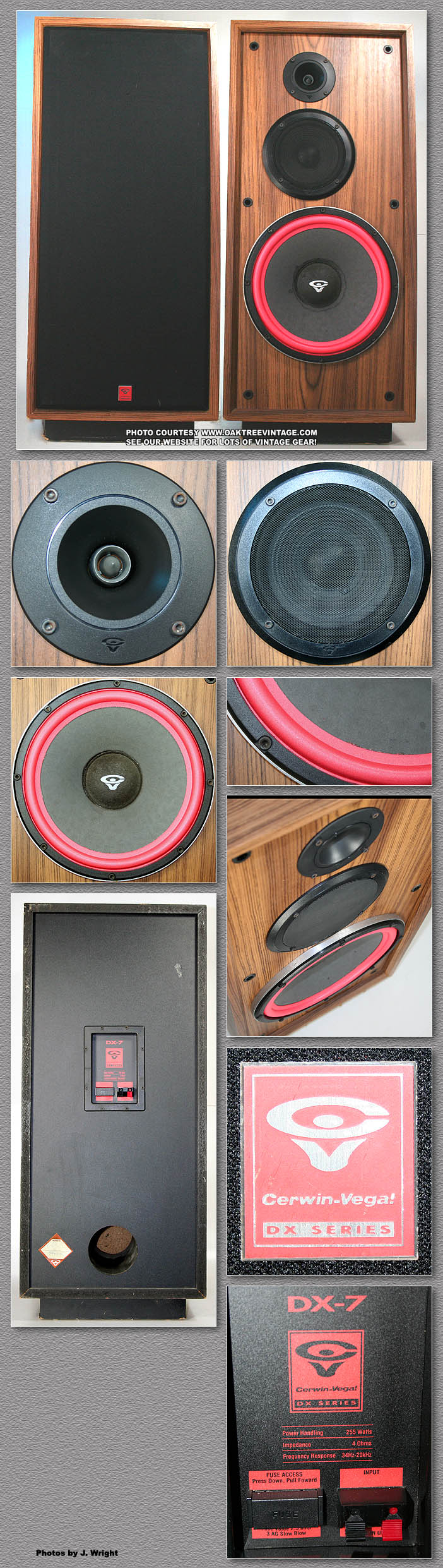 cerwin vega d3 replacement woofer