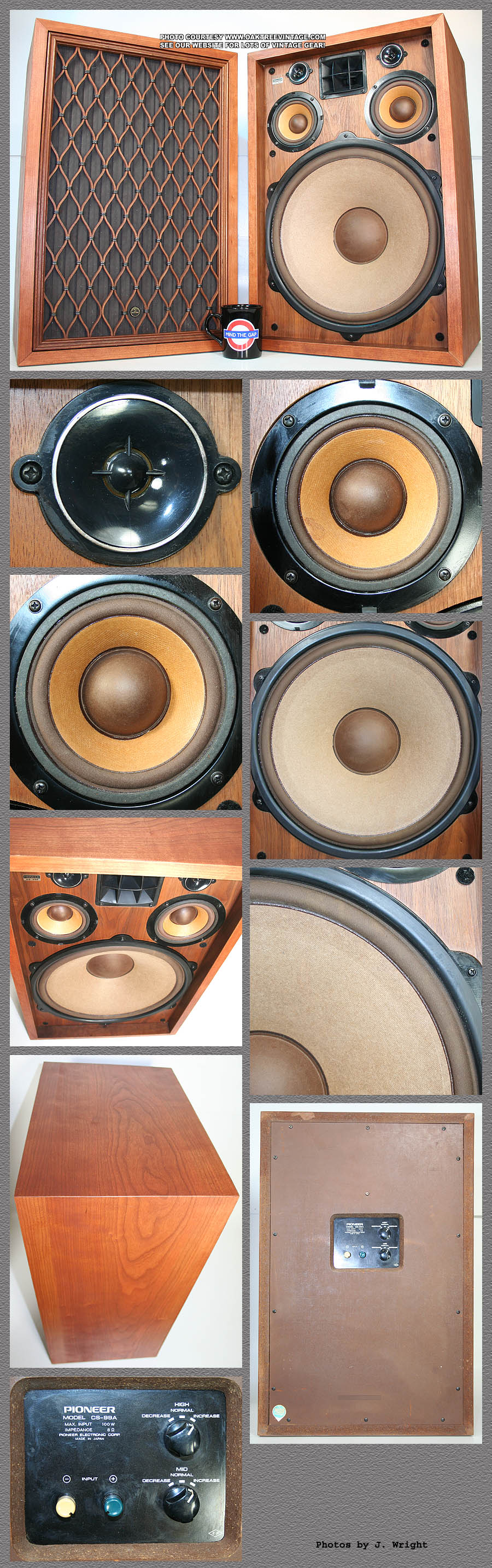Pioneer Replacement Speaker Parts 