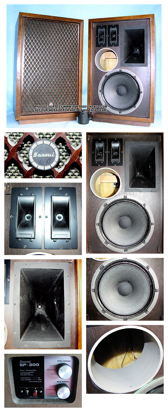 sansui sp 300 speakers