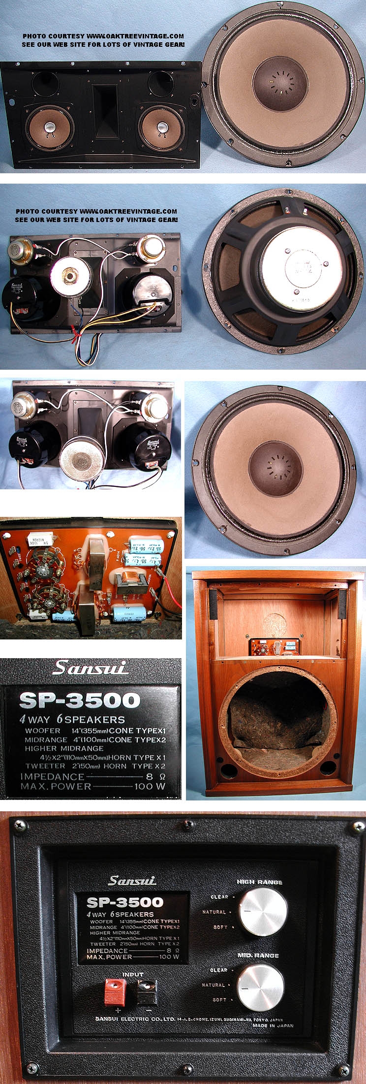 sansui sp 3500 speakers for sale