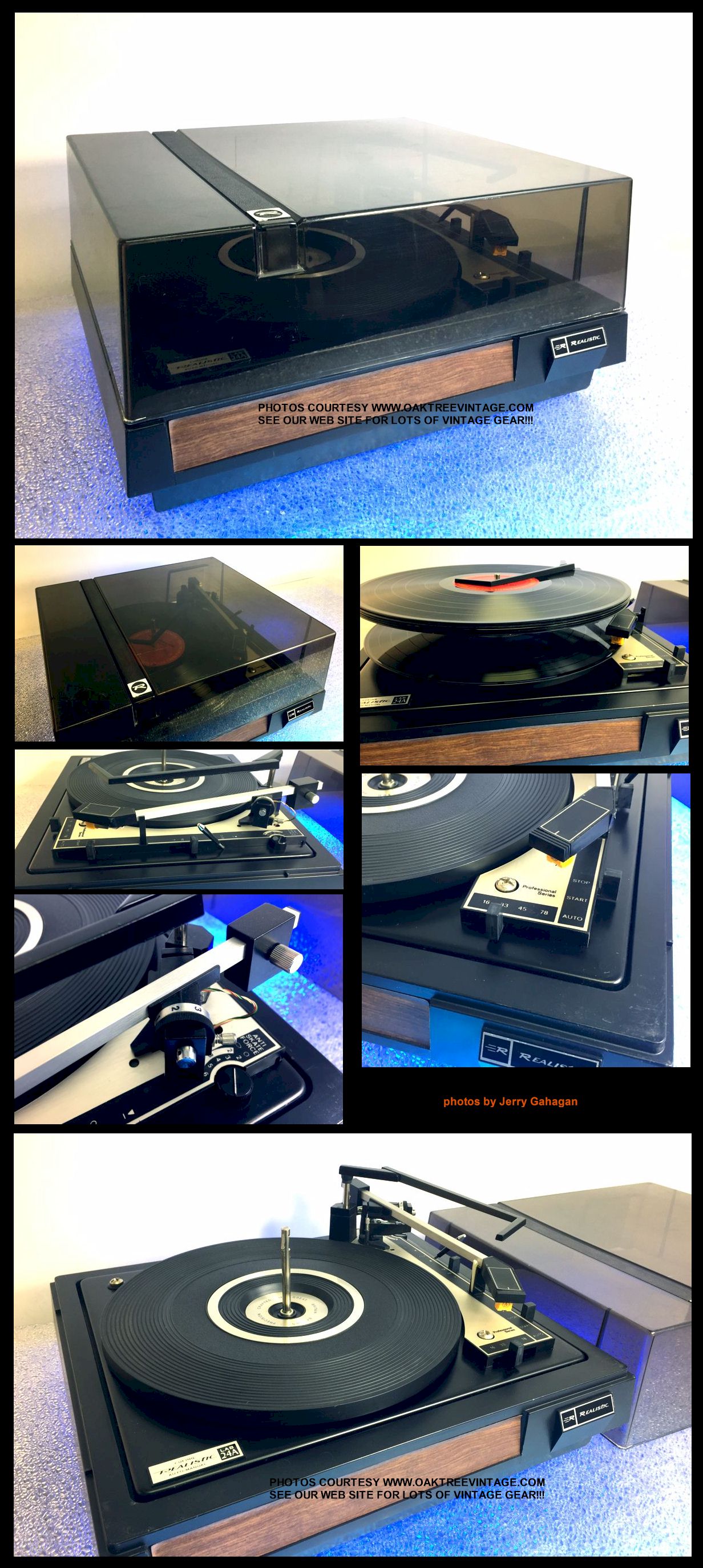 Stereo Turntables, Vintage & Used Serviced / Refurbished / Restored