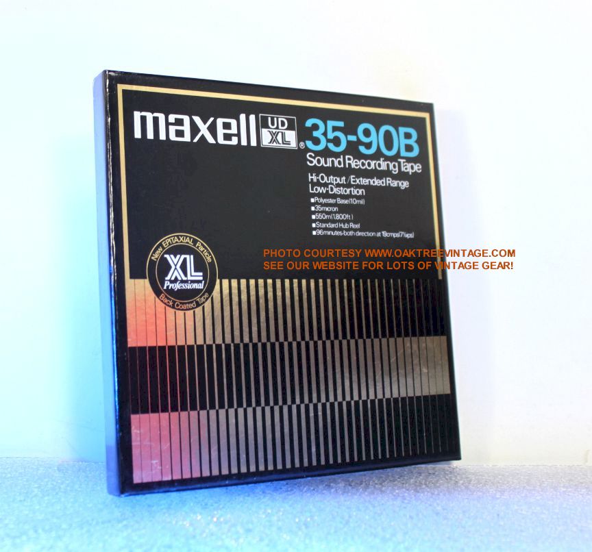 VINTAGE New Old Stock Maxell UD XL 50-120B Sound Recording Tape Hi