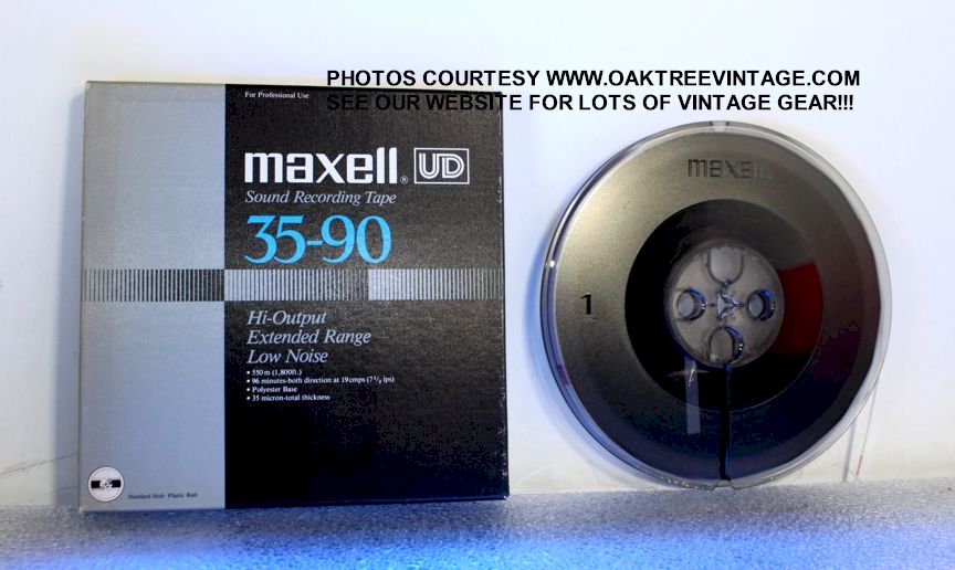 Maxell UD 35-180 10 Reel to Reel with Metal Reels, 3 used reels of 70's  rock music +1 empty reel Photo #4213275 - Aussie Audio Mart