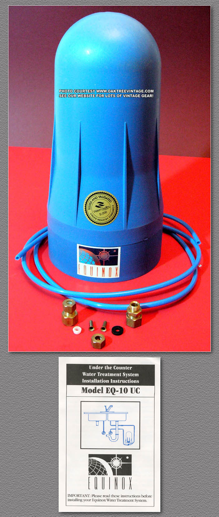 Equinox High Efficiency Countertop Water Charcoal Filter EQ10 Equinox High Efficiency Countertop Water Charcoal Filter EQ10
