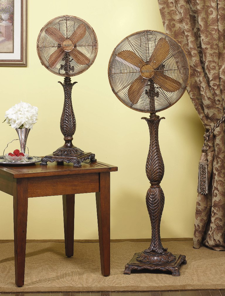 Dbf0239 Dbf0402 Rococco Table Top Fans And Rococco Floor Fans By