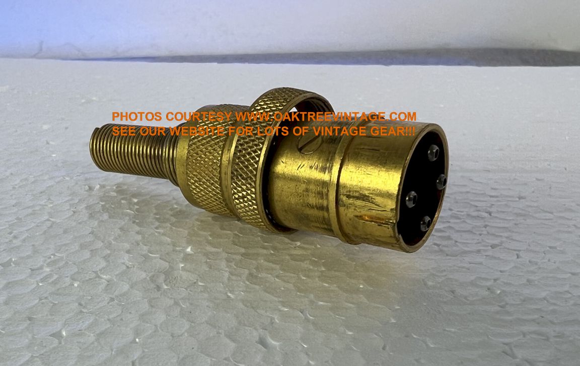 Vintage Microphone Cables / Cable / Leads / Cords / Wires / connectors / plugs for Old Microphones