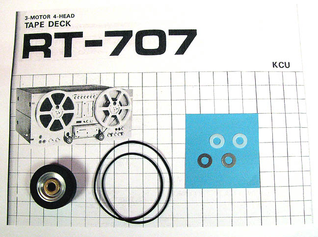 Pioneer RT-707 / RT-701 Pinch Roller & Replacement Belt.