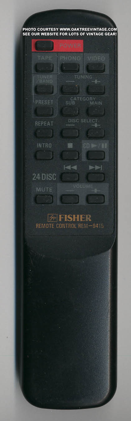 fisher rs-717 not receiving remote commands
