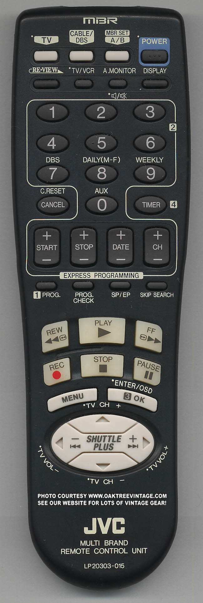 universal control codes stereo jvc