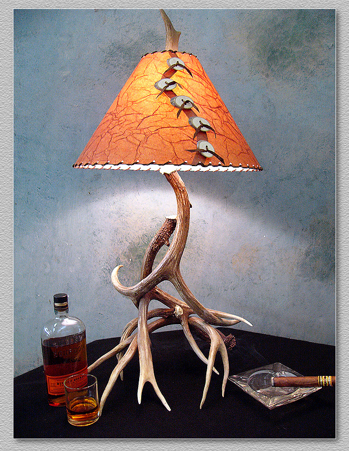 Antler Table Lamps Made In Colorado Of, Deer Antler Lamp Kits