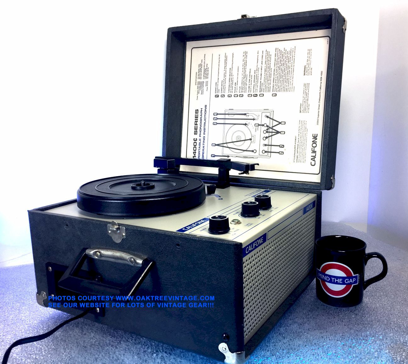 Califone Phonographs Photo Gallery of Past / Vintage models