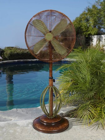 Decorative Electric Fans By Deco Breeze, Free Standing Outdoor Patio Fans